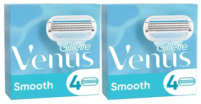 Gillette Venus Smooth Rasierklingen Damen 8 Ersatzklingen für Damenrasierer