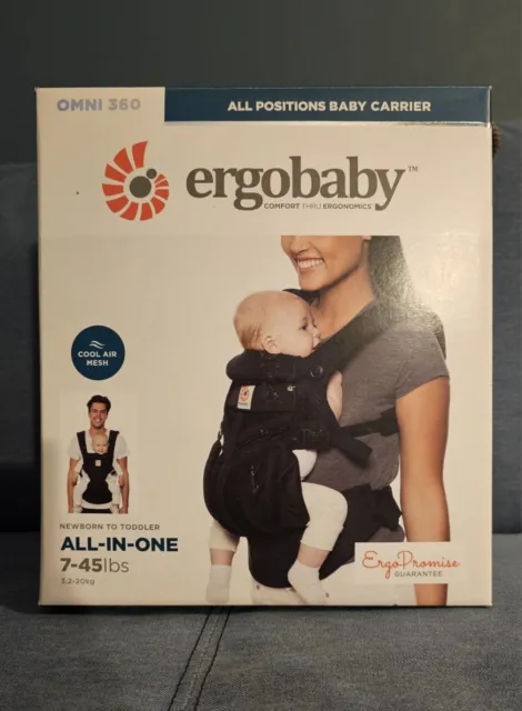 Ergobaby Omni 360 Baby Carrier - Black - Cool Air Mesh
