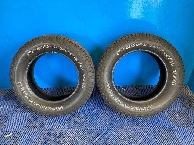 BF Goodrich Trail-Terrain T/A 265/60R18 110T Pair Of M+S Tyres 9mm Tread B916T