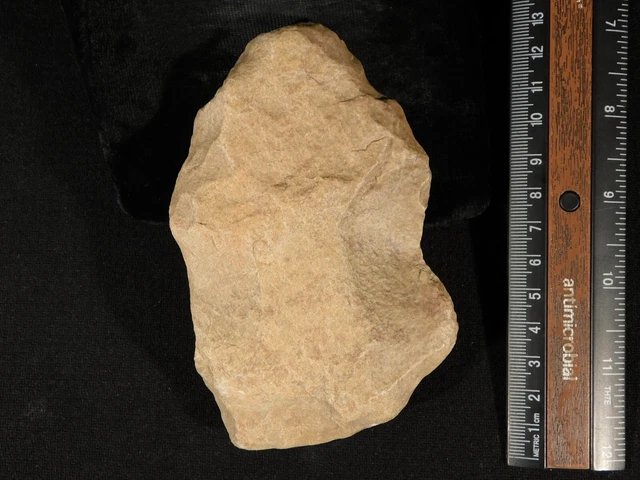 Big One Million Year Old! Early Stone Age ACHEULEAN HandAxe ASSA Morocco 320gr