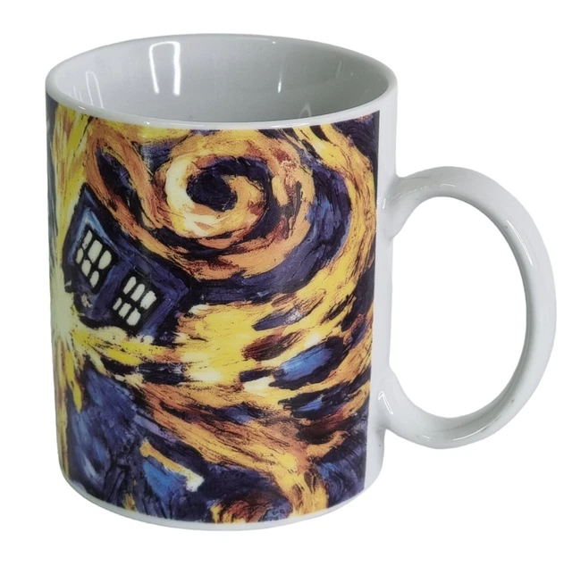 DOCTOR WHO VAN Gogh Exploding Tardis Ceramic Tea Coffee Mug Cup BBC EUR