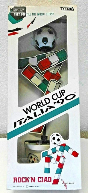 Mascotte Coupe Du Monde Italia 90 - Rock'n Ciao Takara 1989, Avec Boîte D'origine