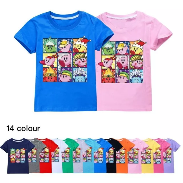 T-shirt nuova bambino stampa carina bambini unisex maniche corte t-shirt regalo