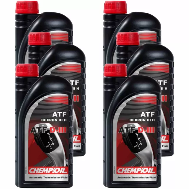 6x 1L CHEMPIOIL Huile de Transmission Automatique Ch Atf D-Iii Allison C4 Tes