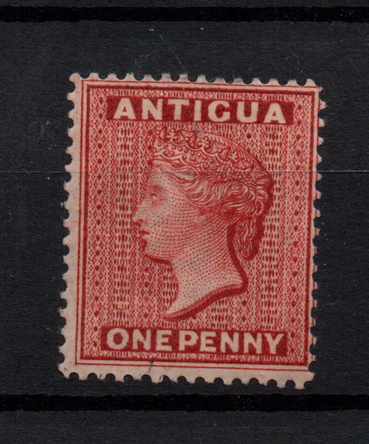 Antigua 1884 1d rose WMK CA Perf 14 mint SG26 LHM WS31100