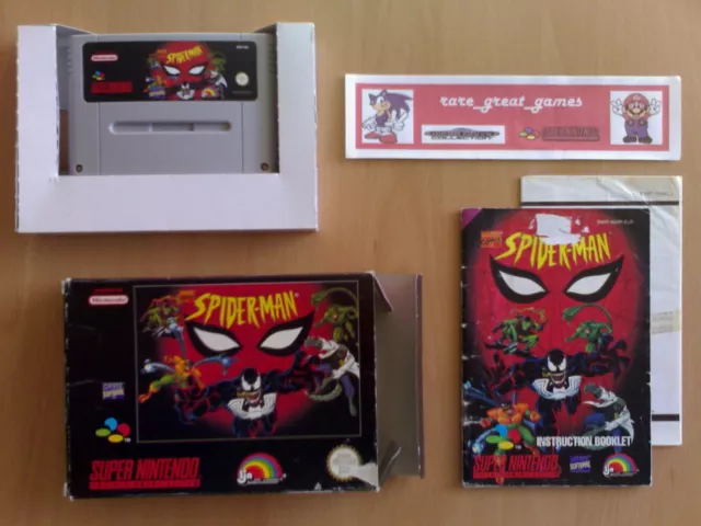 OFFER ☆ SPIDER-MAN THE ANIMATED SERIES Super Nintendo SNES Super NES PAL  ESP ☆ EUR 442,80 - PicClick IT