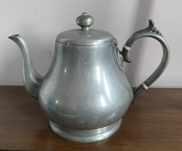 Large James Dixon & Sons Pewter Teapot Pot Coffee Pot