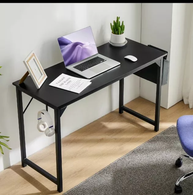 40 Inch Computer Home Office Desk Bedroom Writing Study Table with Storage Bag