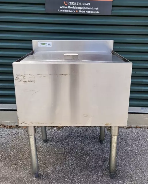 Underbar Ice Bin All Stainless Steel 24" x 18" x 30" Regency - IN GREAT SHAPE!