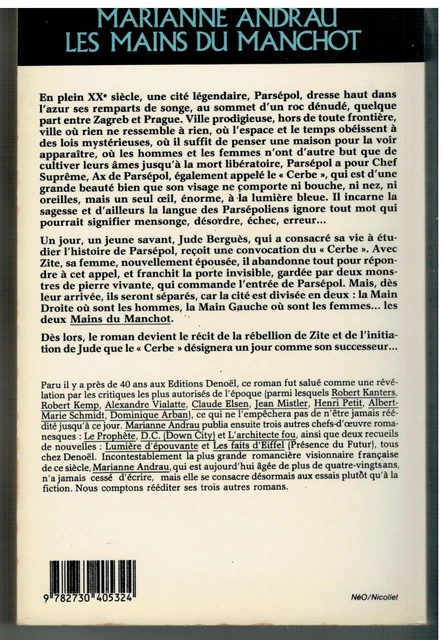 ANDRAU (MARIANNE) &LES MAINS DU MANCHOT