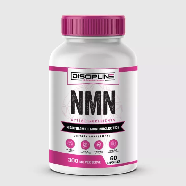 NMN (N-MONONUKLEOTID) 300 mg – 60 Kapseln | Nicotinamid | NAD+-Unterstützung