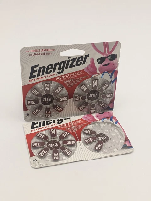 Baterías para audífonos Energizer EZ tamaño 312 de 27 unidades