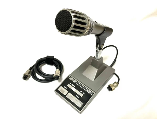 KENWOOD MC-60 Dynamic Desktop Microphone Ham CB Radio Tested KENWOOD MC-60 Dynamic Desktop Microphone Ham CB Radio Tested