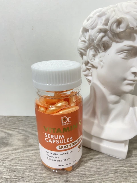 Dr Wellness Brightening Vitamin C Serum 90 Capsules Healthy Radiant Skin BNIB