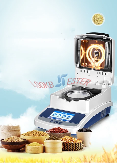 Rapid Halogen Moisture Meter Analyzer Grain Tea Plastic Granule 50g
