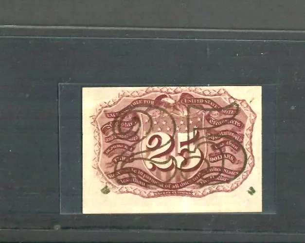 25 Cent (Fr-1284) "Washington" 1800'S (Fractional)  "Washington" Crispy!!!!!!!!!