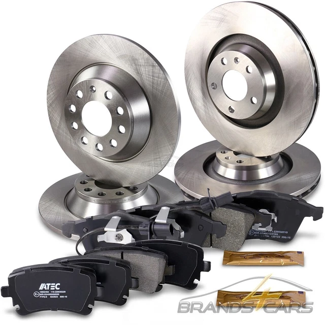 ATEC Germany Bremsenset Hinterachse - 247mm Voll + Bremsbeläge
