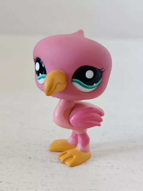 Hasbro 2006 LPS Littlest Pet Shop #1740 Pink Flamingo Bird Free Shipping