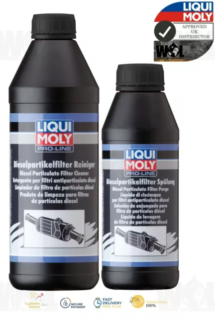 Liqui Moly DPF Purge 500ml + DPF Cleaner Pro-Line 1L Service Kit 5171 + 5169