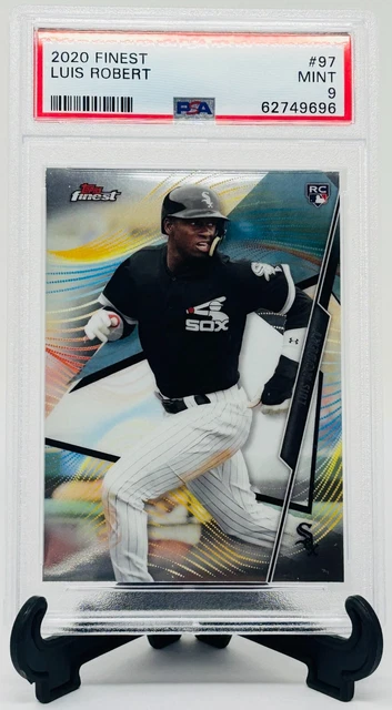 2020 TOPPS WHITE Soxs- LUIS ROBERT ROOKIE CARD RC PSA 9 MINT