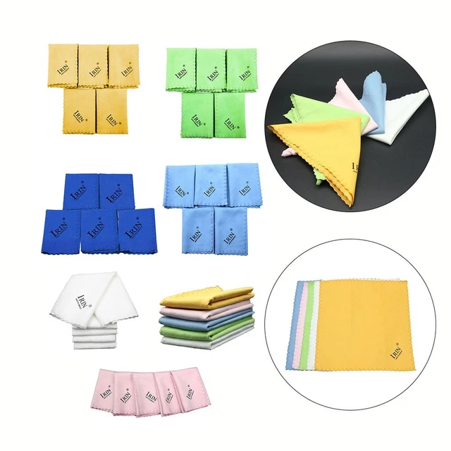 Professional Microfiber Cleaning Cloth for Musical Instruments Set of 5