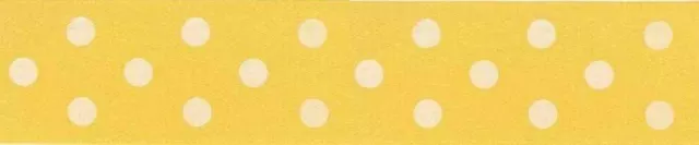 Yellow Polka Dot Cake 1m Ribbon - Anniversary House **NUEVO**
