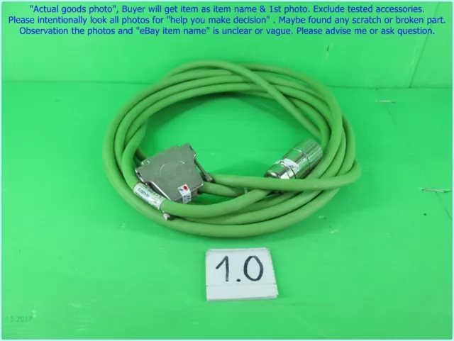 Siemens 9042870 12 Pins, Encoder Servo Cable 6m.&plug as photo, sn:0220, crw lφo