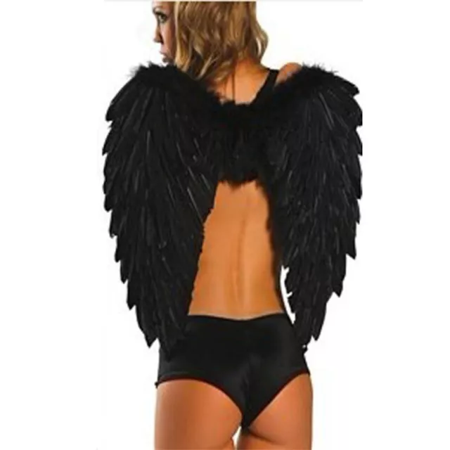 Feather Angel Wings Christmas Halloween Fancy Dress Costume Cosplay Hen Night UK 3