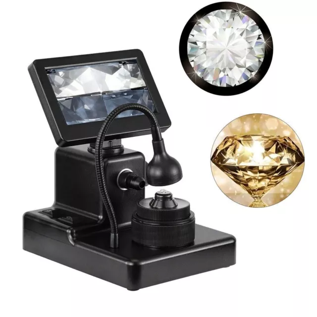 50X-1000X Digital Microscope Gem Diamond Magnifier Jewelry Inspection Magnifying