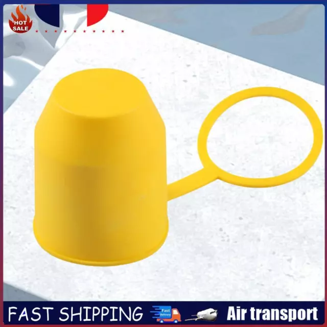 Car Trailer Ball Cap PVC Tow Bar Cap Waterproof for Car Ball Head (Yellow) FR