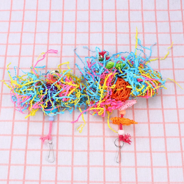 9 Pcs Papagei Spielzeug Papagei Kauen Spielzeug Vogel Biss Spielzeug 10