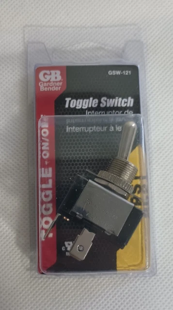 Heavy-Duty Toggle Switch,No GSW-121,  G B ELECTRICAL INC New Factory Sealed
