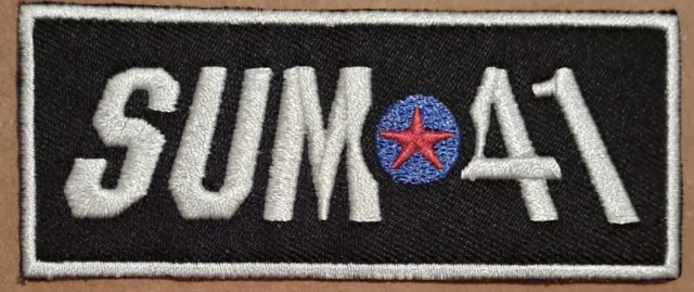 Sum 41 embroidered Iron on patch