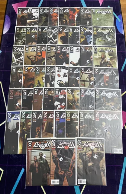 PUNISHER MAX Vol 1  #1-60 RUN GARTH ENNIS NM- LOT OF 53