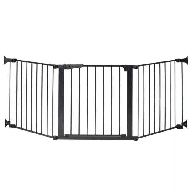 KidCo Custom Fit Auto Closing ConfigureGate Baby Gate with 30 Inch Door, Black