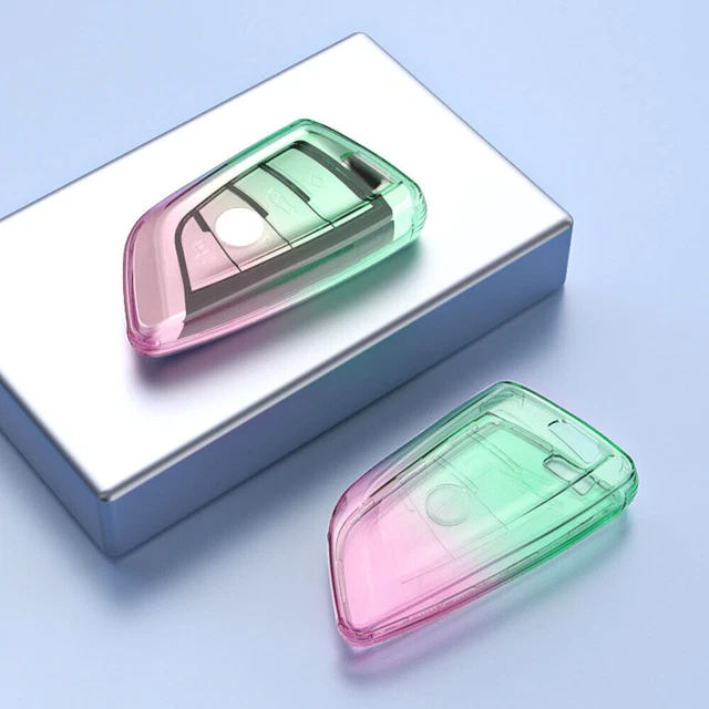 TPU Gradient Color Car Key Fob Cover For BMW 1 3 5 7 Series X1X2X3X5X6 GT320li