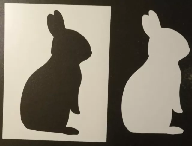 Easter Bunny Rabbit Tail Stencil 8.5 x 11 Sheet FAST FREE SHIPPING