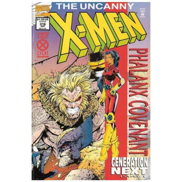 Uncanny X-Men (1981 series) #316 in Near Mint condition. Marvel comics [a%
