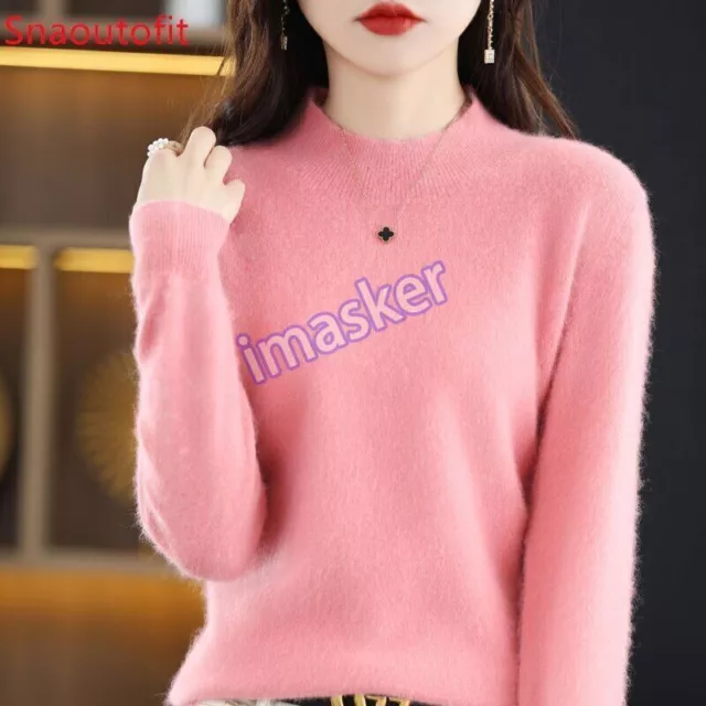 Spring and Autumn Sweater Women's Pullover Loose Large Size Knitted Clothing 3