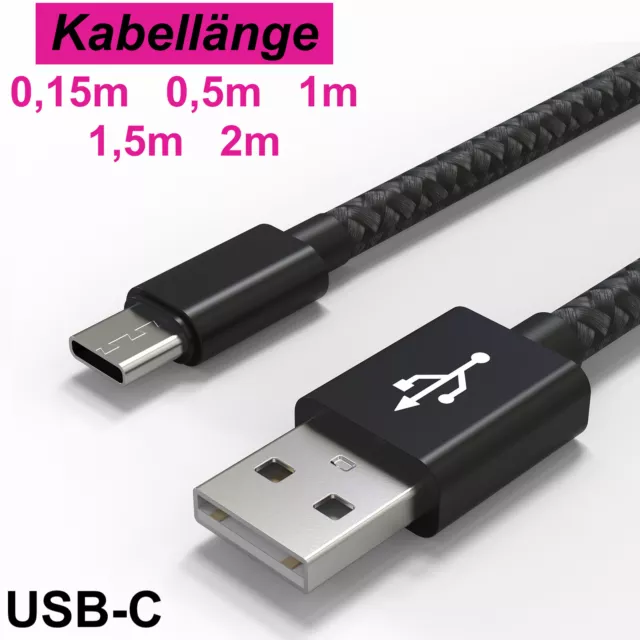 USB C Ladekabel Datenkabel Schnellladekabel für ORIGINAL SAMSUNG S23 S22 A51 S20