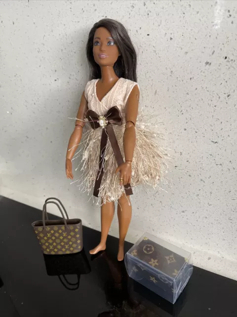 Barbie made to move. Mattel Barbie Doll Custom doll. OOAK Barbie curvy doll +