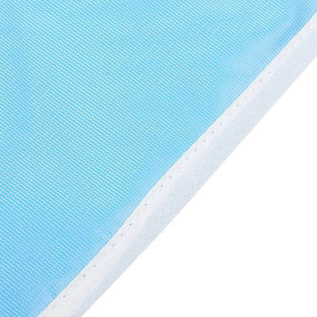 Saliva Towel Aprons Eating Bib Dining Protector Adult(Blue Flower 50x80cm BT5