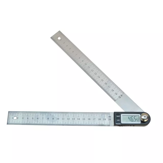 11" Electronic Digital Protractor Goniometer Angle Finder Miter Gauge Ruler