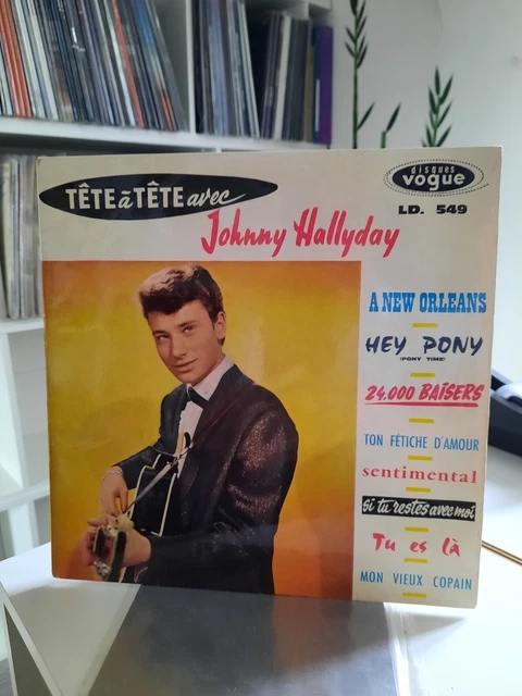Lp's 60's Johnny Hallyday "Tête à tête" du 31 Juillet 1961