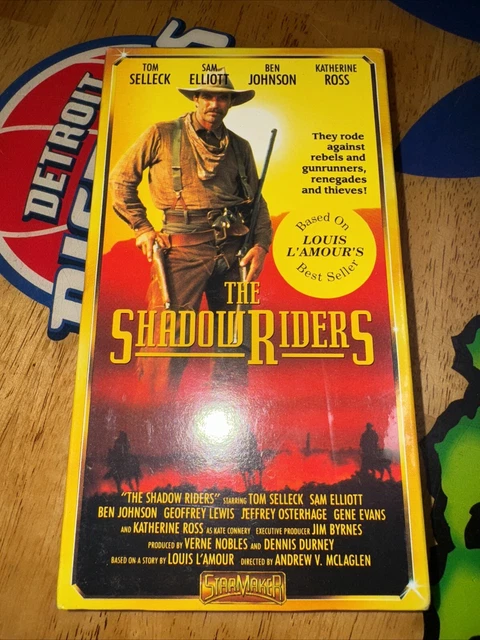 Tomshadow Riders Cast THE SHADOW RIDERS (1992, VHS) Tom Selleck, Sam Elliott (FACTORY SEALED ...