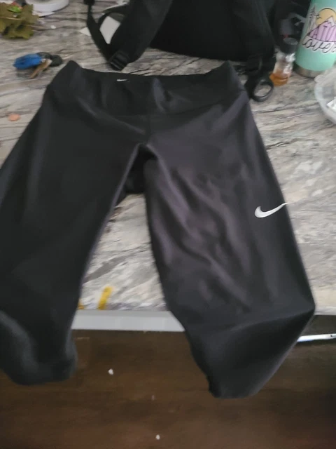 Nike Girl's NSW Pe Pant Sweatpants Black MEDIUM NEW!