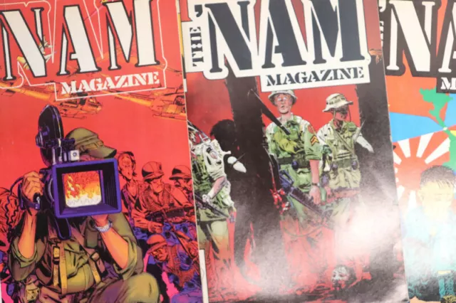 Marvel Comics - The NAM Magazine - 3 Book Lot - 1988 - #'s 2, 3, 4