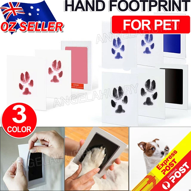 Pet Handprint Footprint Ink Set Pad Touch Paw Print Kit Inkless NEW