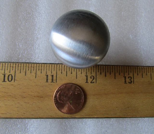 Top Knobs Mushroom Cabinet Knob Somerset II Collection Brushed Nickel 1.25" Used
