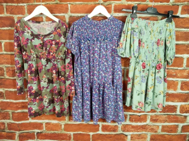 Girls Bundle Age 8-9 Years M&S Next Dress Playsuit Bardot Summer Floral 134Cm
